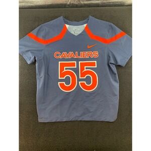 Nike Virginia Cavaliers Football Jersey Number 55 Orange Blue Men's L